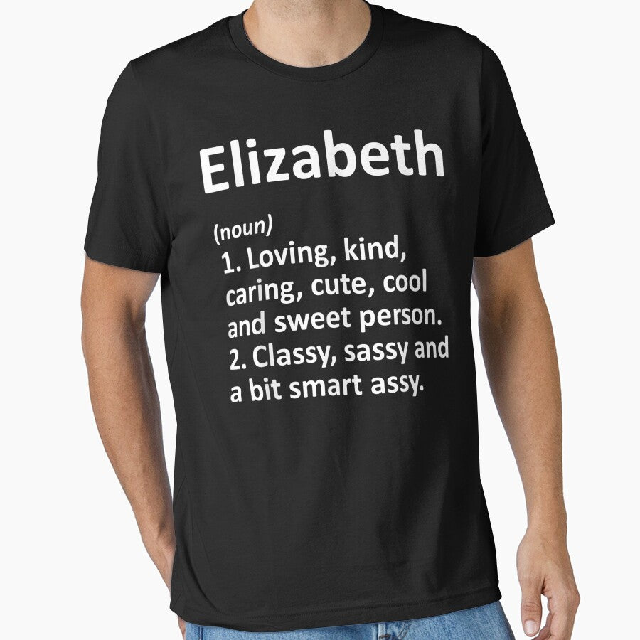 Elizabeth Definition Personalized Funny Idea by GaryArtStudio