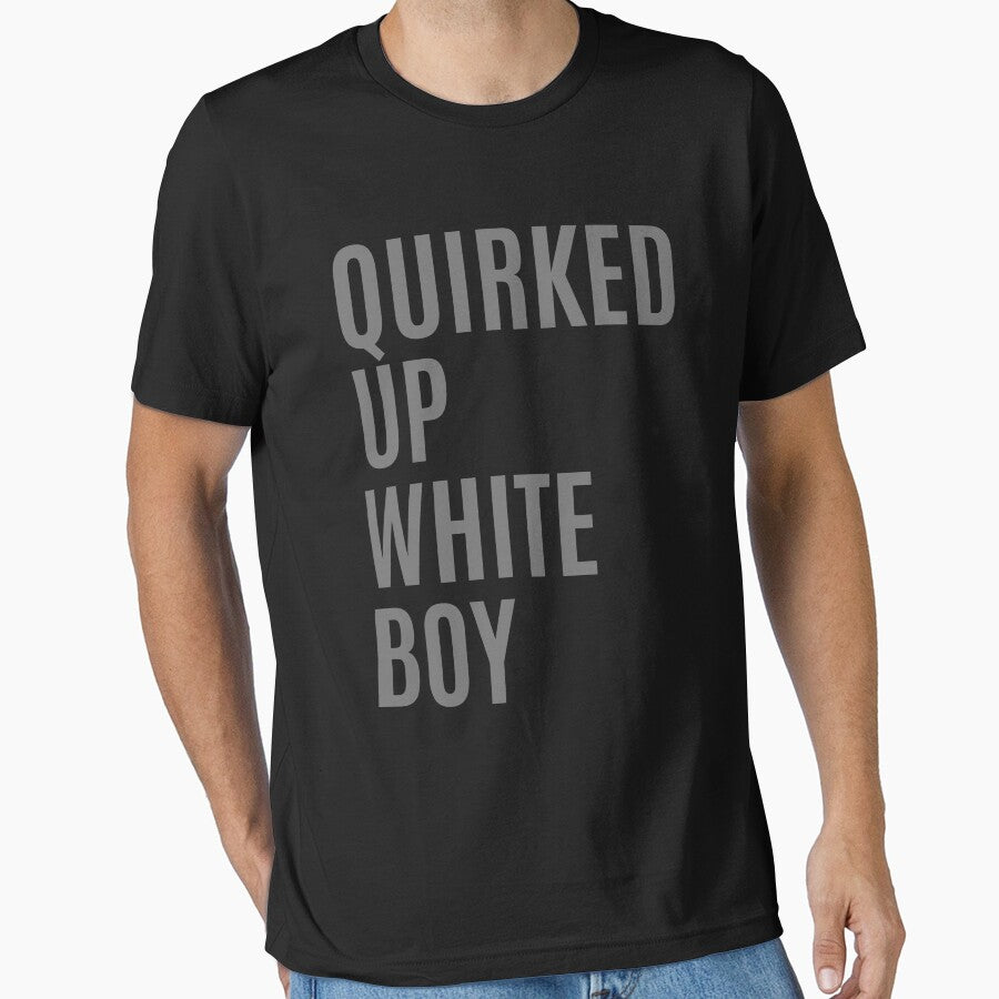 Quirked Up White Boy Graphic Shirt by WilkDesign