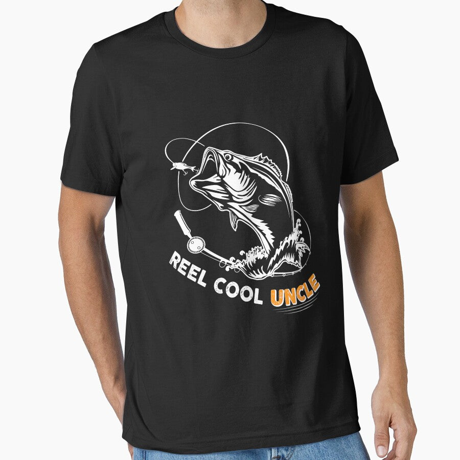 Reel Cool Uncle Cute Bass fish Father's day by ericrichard059