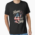 Happy 4th of July Fireworks Patriotic USA Flag by dainegilbert
