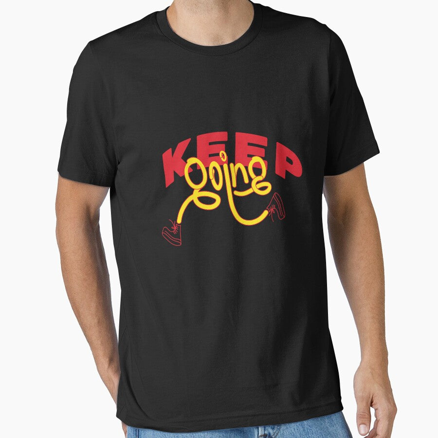 Keep going t shirt design concept by teedesigndaily