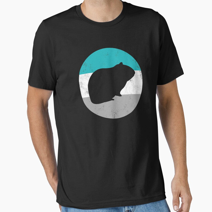 Guinea Pig Shirt - Retro Distressed by NomadLifeDesign