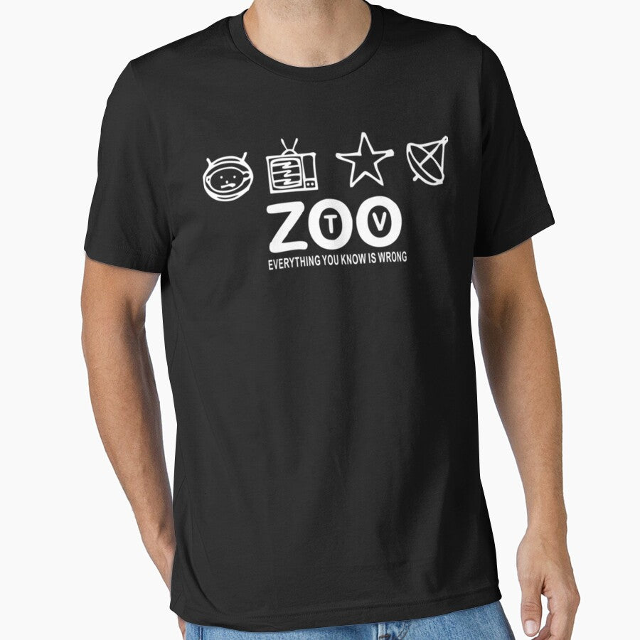 BEST SELLING -U2 - Zoo TV  MERCHANDISE  Essential T-Shirt by stuxed