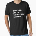Brother Uncle Godfather Legend Tee Shirt | Godfather Gift for Uncle Brother T-Shirt, Uncle Gift, Gift for Uncle, Godfather Uncle Tshirt by aymob