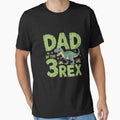 Dad of The Three Rex Birthday Boy Dinosaur Family by JulienAureo