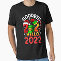 Happy New Year 2022 New Years Eve Goodbye 2021 Pajama Family T-Shirt by Bobby-Bancel