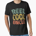 Reel Cool Uncle Shirt Fisherman Christmas Gift Father's Day by KuznecovaDesign