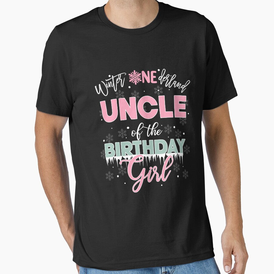 Winter Onederland Uncle Of The Birthday Girl by ericrichard059