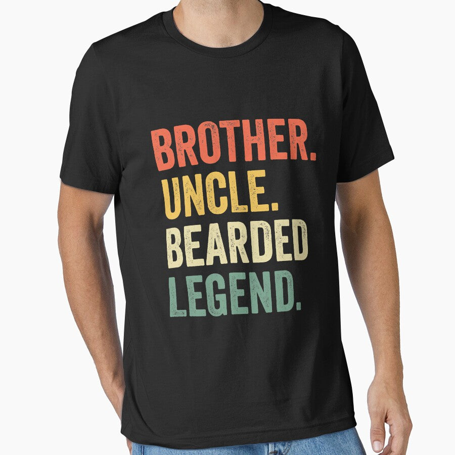 Brother Uncle Beard Legend Funny Mens by ericrichard059