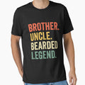 Brother Uncle Beard Legend Funny Mens by ericrichard059