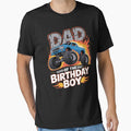 Dad Of The Birthday Boy Monster Truck Family Matching Party by genkihikki