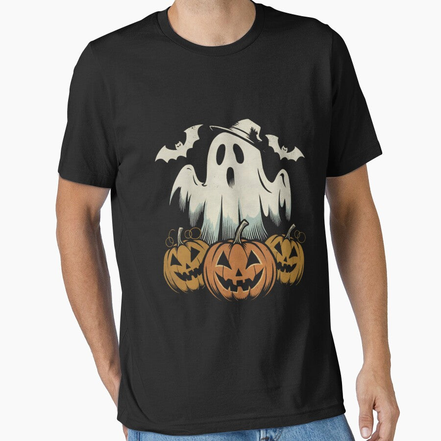 Spooky Haloween Ghost arts Retro by AmberCowe