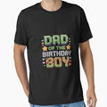 Dad Of The Birthday Boy Pixel Number Video Gamer 1 by MythWoot