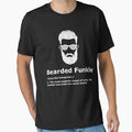 Mens Bearded Funkle Shirt Funny Uncle Definition by SeppeGoffin