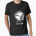 Funny Ibuprofen Cat Meme Retro Ugly Cat Face Mens Women by ArleneRowe