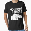 Mens Promoted to Uncle baby announcement 2022 by SeppeGoffin