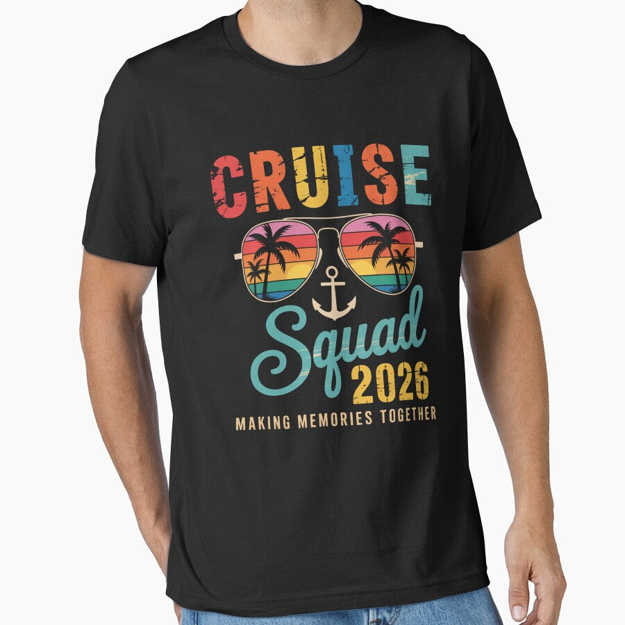 Squad Crew Cruise 2026 Summer Vacation Matching Family by MaryoKing