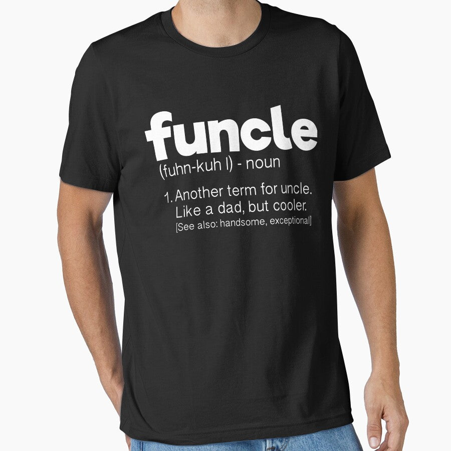 Funny Gift For Uncle- Funcle Definition by Awesome Tee Designs