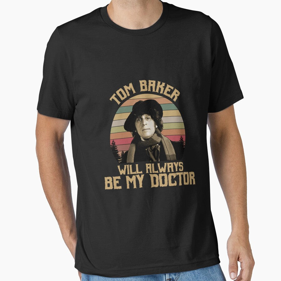 Tom Baker Will Always Be My Doctor Retro Vintage, Logo Cheap, Logo 90's by JayvionIb