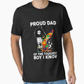 Proud Dad Of The Toughest Boy I Know Autism Awareness by KeeganshiAon