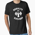 No Excuses Just Results Running Cross Country Fitness Gym Sport Motivation Inspirational Quote by ExploreTheStore