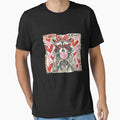 Vintage Leopard Funny Valentine Raccoon Lover Heart XOXO by mjohnson9