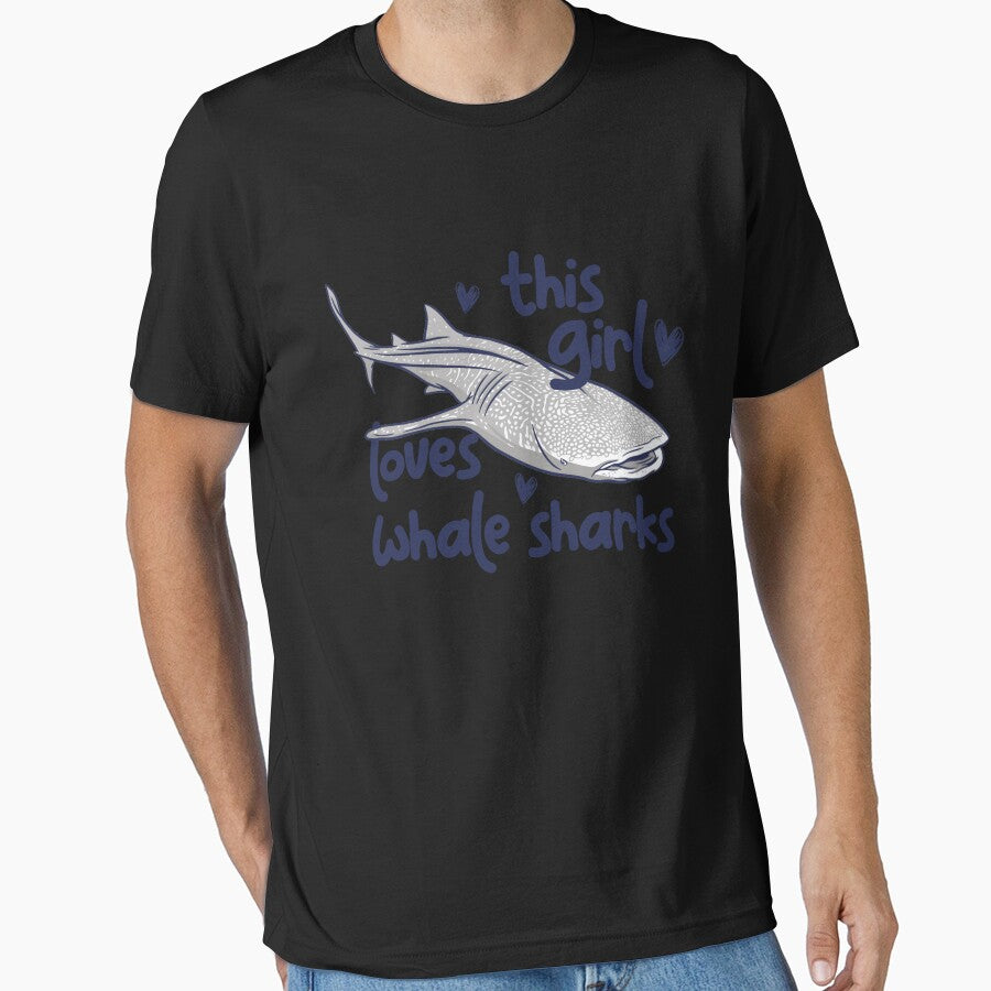 This Girl Loves Whale Sharks Cute Girls Whale Shark Gear by DynamicDesign