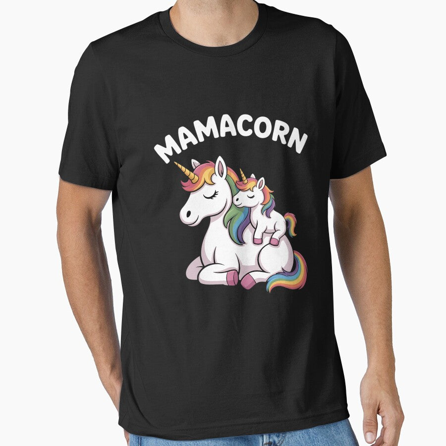 Mamacorn Unicorn Mum Mother's Day Mother Daughter by RonnasJackson