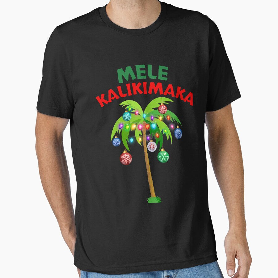Mele Kalikimaka - Christmas Vacation - Hawaiian Santa Christmas by MagicBoutique
