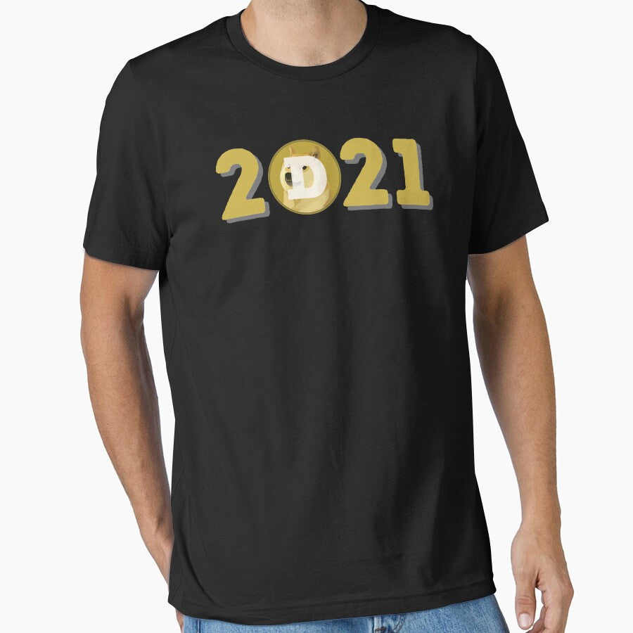 2021 Dogecoin Retro Doge Vintage Funny Year Meme Coin Gift by trendo