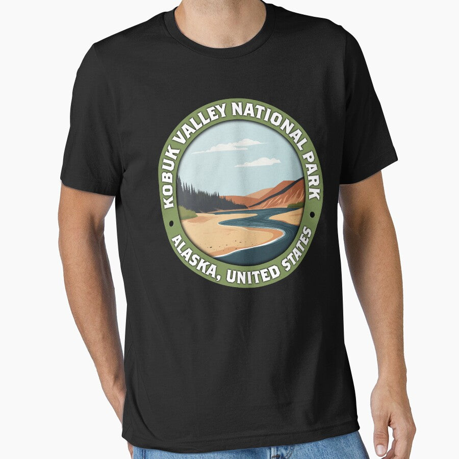 Kobuk Valley National Park Vintage Badge – Minimalist Travel Emblem by Stylish Grapefruit Familia