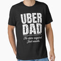 Uber Dad No Stars Required Just Snacks Father Parenting Humor by SofenArt