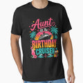 Birthday Cruise Tee Aunt Of The Birthday Cruiser T-Shirt, Cruise Squad Family Gift Shirt by ELMU29