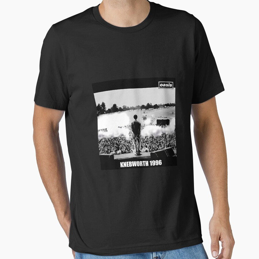 Knebworth 1996 Concert O A S I S Black And White by PrintableHumour