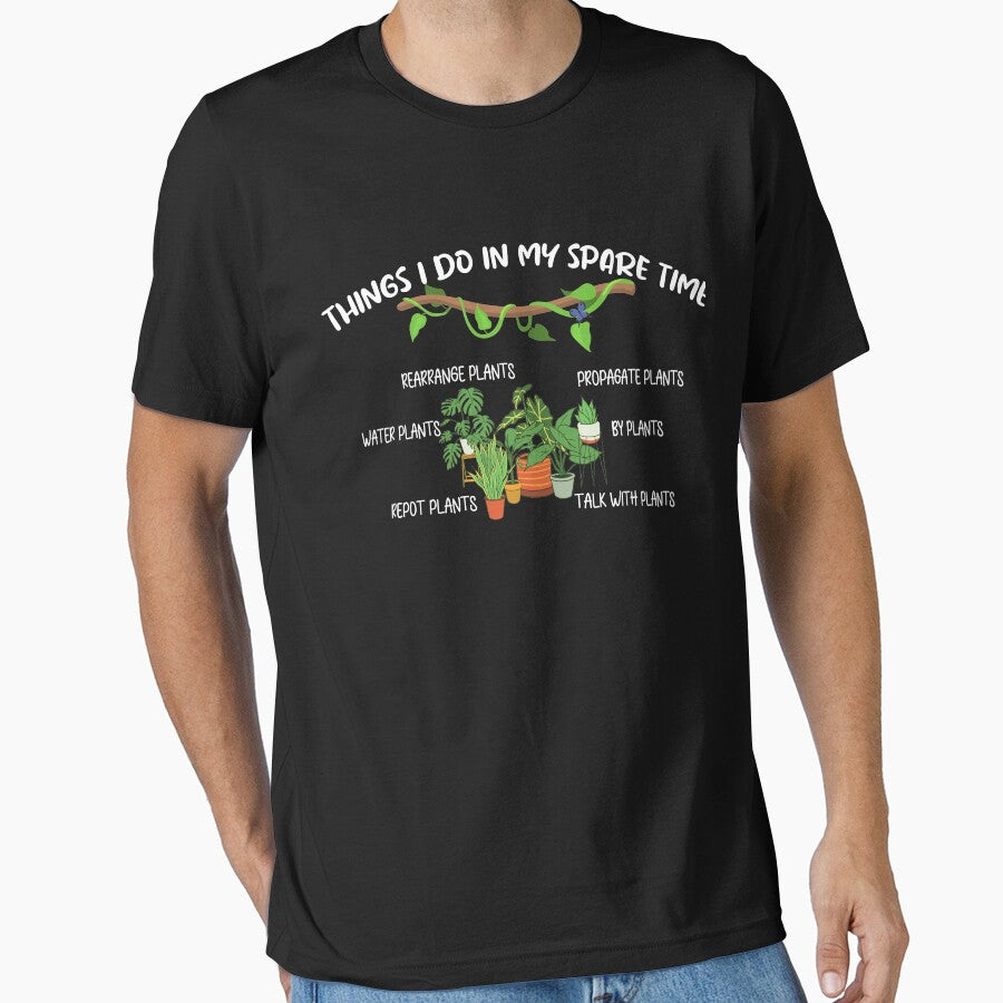 Things I Do In My Spare Time, Plant Mom Gift classic t-shirt by ILTS