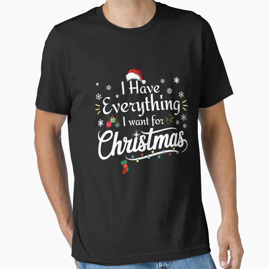 I Have Everything I Want For Christmas Matching Couple Pajamas by masterdeer