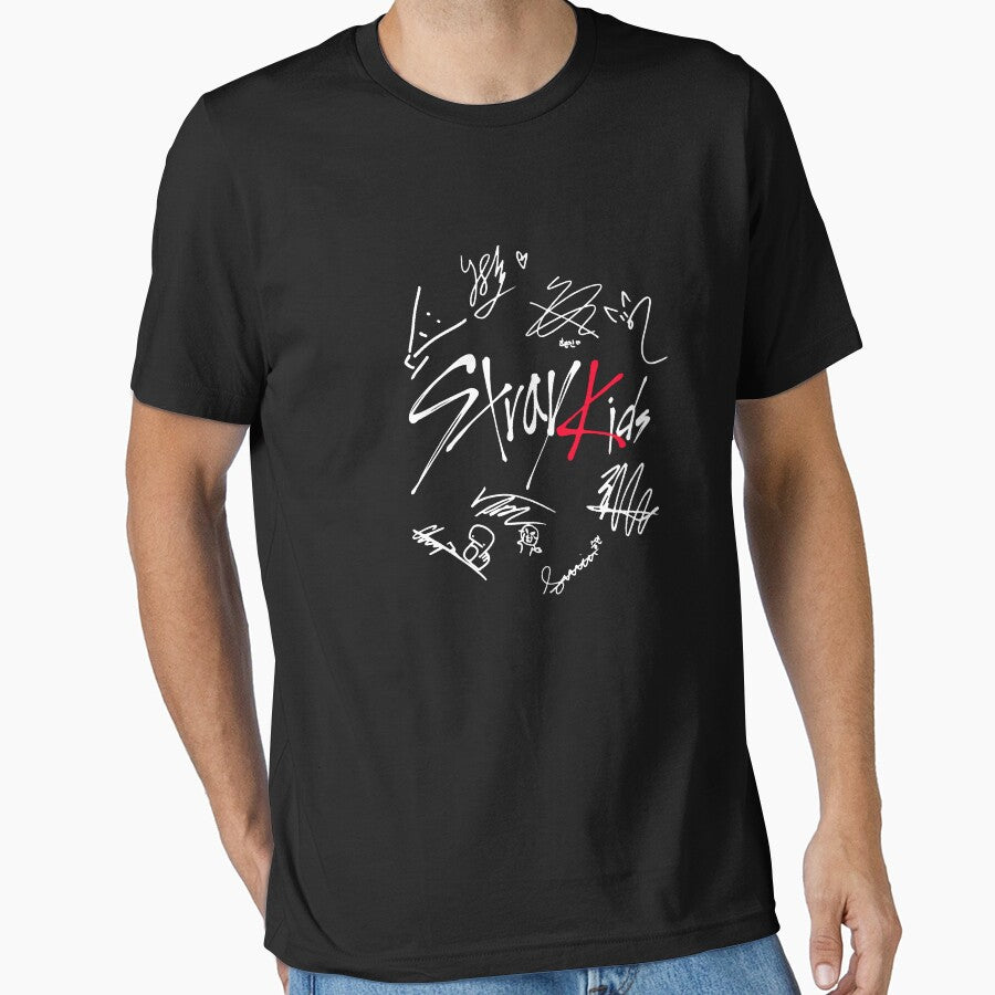 Stray Kids Logo T Shirt by oqsz