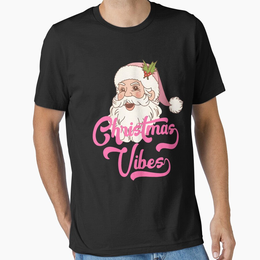 Retro Vintage Pink Santa Claus Pink Christmas Vintage Christmas Vintage Santa Retro Christmas by JohnParsons32