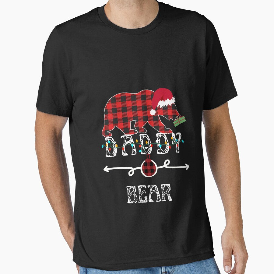 daddy Bear Christmas Pajama Red Plaid Matching , Bear Christmas Pajama Red Plaid Buffalo Family gift by Alan-NY