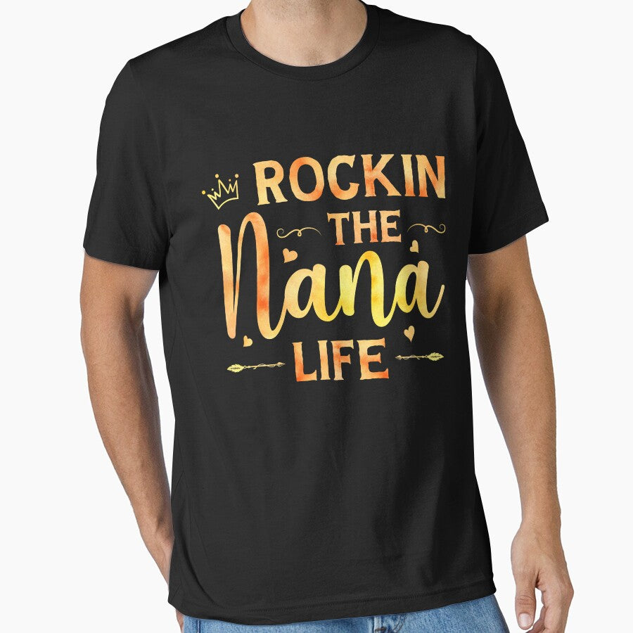 Rockin The Nana Life Cool Grandma Birthday Gifts Idea by topdesignarts