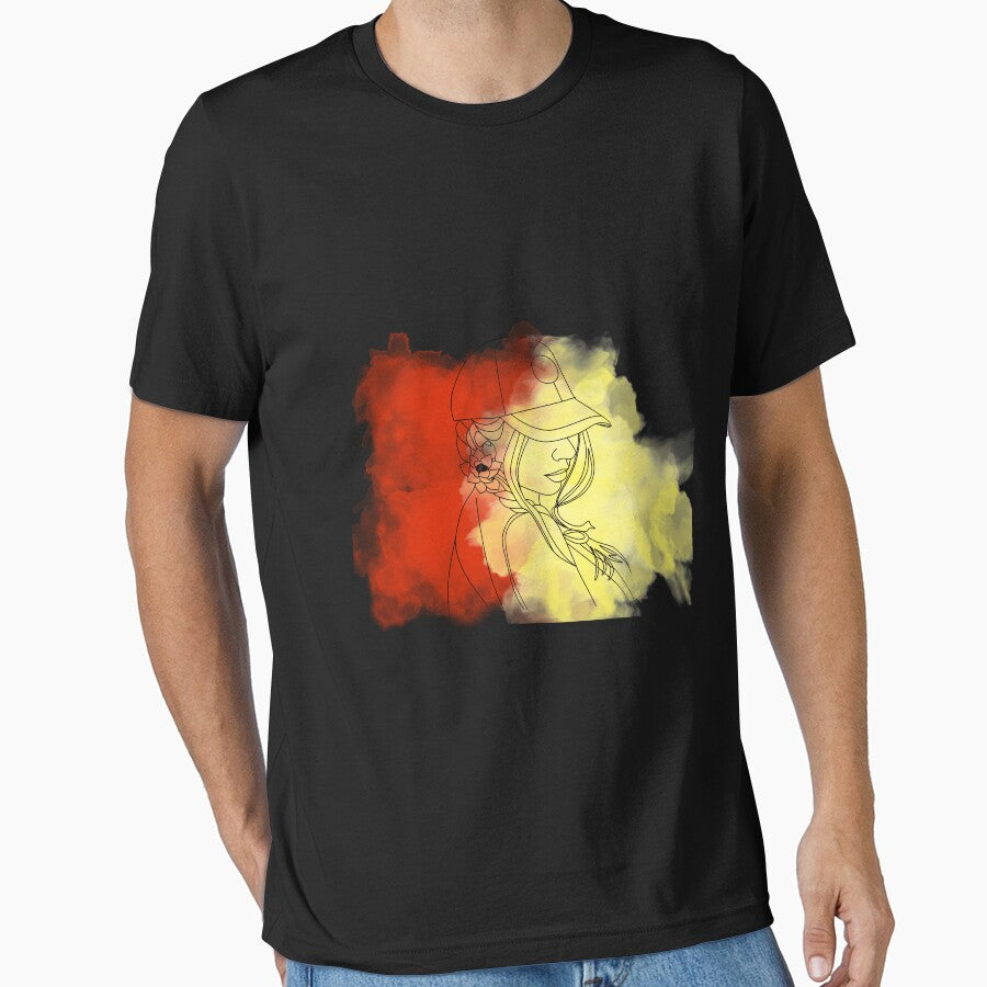 Girls New Style with background yellow and red by MobMarketdesign
