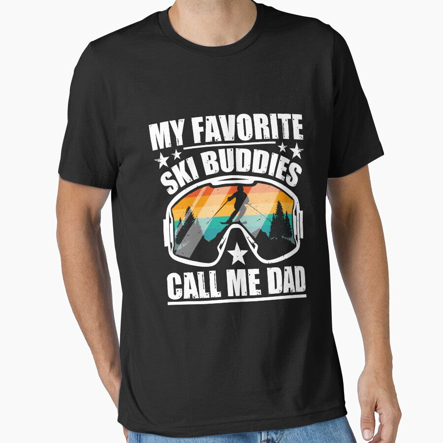 My Favorite Ski Buddies Call Me Dad Funny Family by MakeGoodChoices