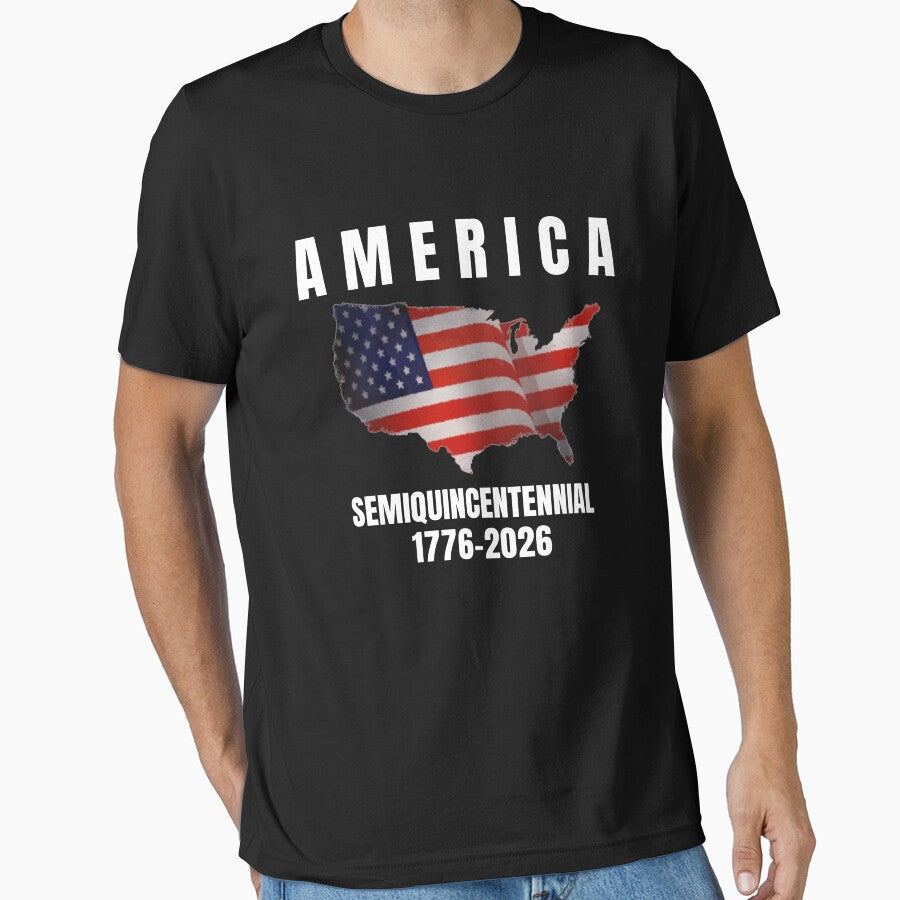 AMERICA SEMIQUINCENTENNIAL 1776–2026 | AMERICA 250 SERIES — USA FLAG MAP 250TH EDITION by WitLounge