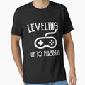Leveling up to Husband Leveling Up To Husband, Husband , Fiance , Groom Shirt, Gaming by ilias13