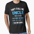 Funny Uncle Gift Shirt, Uncle Partner In Crime by SeppeGoffin