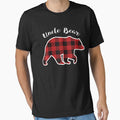 UNCLE BEAR  Men Red Plaid Christmas Pajama Family Gift by SeppeGoffin