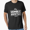 Stay Humble Hustle Hard Quote Aesthetic minimalistic look by SimpleAndGreat