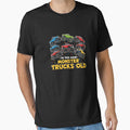 I'm This Many Monster Trucks Old Birthday Monster Truck Fan Child by PopStars1993