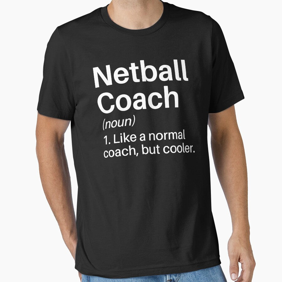 Netball Coach Funny Definition: Netball Coach Gift - Netball Player by Adexyl