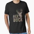 Her Buck Camo Deer Hunting Camouflage Matching Couple by Sandrhaus